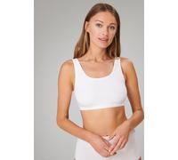 Schiesser Bustier 2er-Pack ohne Cups Organic Cotton weiß - 95/5 für Damen 34