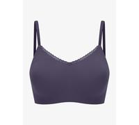 Bustier seamless herausnehmbare Pads Spitze indigo - Invisible Soft Lace 38