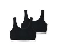 Schiesser Bustier Mädchen Jersey schwarz, 164