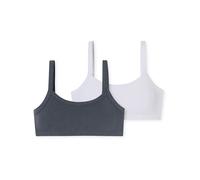 Schiesser Mädchen 2 Pack Unterwäsche Bustier-Fresh Vibe-Größe 140 bis 176 BH, Sortiert 4_181940, 16 Jahre
