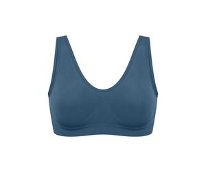 SCHIESSER - Bustier mit herausn. Pads atlantikblau - Gr. - S