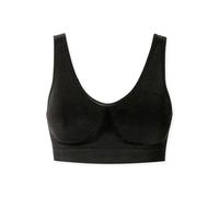 Schiesser Damen Bustier mit removable Pads schwarz 181105-000 - 3XL
