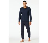 Schiesser Herren Schlafanzug lang mit Bündchen - Nightwear Set
