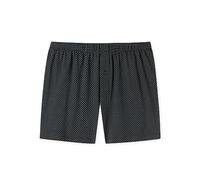 Schiesser Herren Boxershort für Männer weich und bequem ohne Gummibund Bio Baumwolle-Cotton Casual Unterwäsche, schwarz_180506, 6/ L