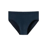 Schiesser Herren Minislip für Männer Weich und Bequem Ohne Gummibund Bio Baumwolle-Cotton Casual Unterwäsche, Dunkelblau_180502, L