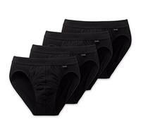 Schiesser Cotton Essentials Authentic Rio-Slip - 105984-4er Spar-Pack (7 (XL), 4 X Schwarz)