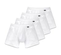 Schiesser Cotton Essentials Authentic Short - 103399-4er Spar-Pack (5 (M), 4 X Weiß)