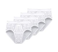 Schiesser - Cotton Essentials Feinripp - Sportslip - 225167-4er Spar-Pack (7 Weiß)