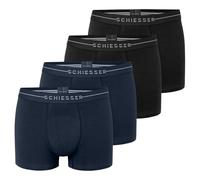 Schiesser - Cotton Flex - Retro Short/Pant - 4er Pack (5 Schwarz/blau)