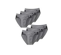 Schiesser Cotton Stretch Rio Slips 6er Pack Anthracite Melange XL (7)