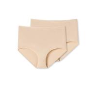 Schiesser Slip Maxi 2er-Pack mit Stretch-Anteil 95/5 Bio-Baumwolle Sand Größe 38