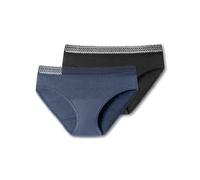 Schiesser Damen 2 Pack Menstruationswäsche/Periodenslip Auslaufsicher - Secret Care Unterwäsche, Sortiert 1_176299, 34-36 EU