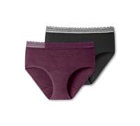 Schiesser Damen 2 Pack Menstruationswäsche/ Periodenslip Komfortschnitt Auslaufsicher - Secret Care Unterwäsche, Sortiert 2_176300, 46-48 EU