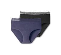 Schiesser Damen 2 Pack Menstruationswäsche/ Periodenslip Komfortschnitt Auslaufsicher - Secret Care Unterwäsche, Sortiert 1_176300, 38-40 EU