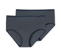 Schiesser Damen Midislip - 2er-Pack Modal Essentials blau Gr. 46