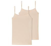 Schiesser Damen 2 Pack Spaghetti Top Unterhemd Baumwolle - 95/5