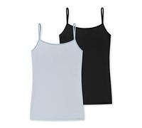 Schiesser Damen 2 Pack Spaghetti Top Unterhemd Baumwolle - 95/5