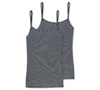Schiesser Damen Spaghettitops Modal Essentials 2er-Pack (Größe: 38 / Farbe: nachtblau)