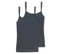 Schiesser Damen Spaghettitops Modal Essentials 2er-Pack (Größe: 40 / Farbe: nachtblau)