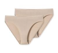 Schiesser Damen 2 Pack Taislip Unterwäsche - Modal Essentials, Sand_162894, 46