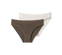 Schiesser Tai-Slips 2er-Pack beige/ taupe - Modal Essentials für Damen 42