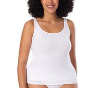 Schiesser Damen 2 Pack Trägertop Unterhemd Bio Baumwolle - 95/5 Organic Unterwäsche, Weiß_174389, 40 EU