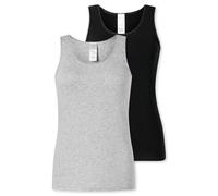 Schiesser Unterhemd Modern Multipacks – Ärmellos Trägertop Unterzieh-Shirt Damen 44