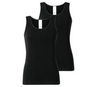 Schiesser Damen 2 PACK Trägertop Unterhemd mit Spitze - Modern Multipacks