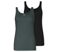 Unterhemd SCHIESSER "Modal Essentials", Damen, Gr. 42, N-Gr, sortiert 7, Single Jersey, Obermaterial: 85% Modal, 15% Elasthan, casual, figurbetont, Rundhals, ärmellos, Unterhemden, Single Jersey, temp