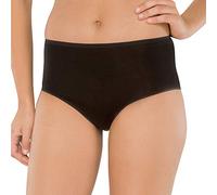 Schiesser Damen Slip Midi, 2er Pack, Gr. 42, Schwarz (schwarz 000)