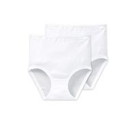 Schiesser Damen 2PACK Taillenslip - Weiss - Größe 38
