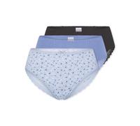 Schiesser Damen 3 Pack Brazilian Slip Unterwäsche mit Spitze - Modern Multipacks