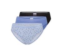 Rioslip SCHIESSER "Modern Multipacks", Damen, Gr. 36, 918, sonstiges, Single Jersey, Obermaterial: 95% Baumwolle, 5% Elasthan, körpernah, Unterhosen, Spitzenbänder, Baumwollmischung, Single Jersey (13