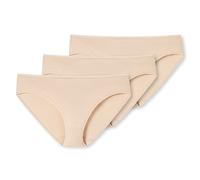 Schiesser Damen 3 Pack Tai Slip Bio Baumwolle-95/5 Organic Unterwäsche, Haut_174390, 36 (3er Pack)