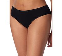 Schiesser Damen 3 Pack Tai Slip Bio Baumwolle-95/5 Organic Unterwäsche, schwarz_174390, 44 (3er Pack)