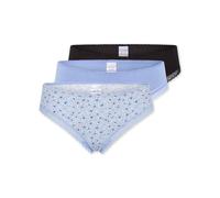 Schiesser Damen 3 Pack Tanga String mit Spitze - Modern Multipacks