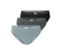 Schiesser Rioslip Damen mit Spitze Mehrfarbig 3er-Pack Größe 48
