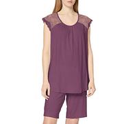 Schiesser Damen Anzug Kurz, Bermuda Zweiteiliger Schlafanzug, Rot (Beere 512), 38