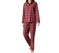 Schiesser Damen Anzug Lang 1 Pyjamaset, Hellrot I, 40