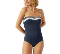 Schiesser Damen Bandeau Badeanzug, Admiral, 44 / C