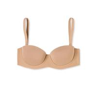 Schiesser Bandeau-BH Unique Micro – Bügel und Schale, abnehmbare Träger, Single Jersey – 75A Maple