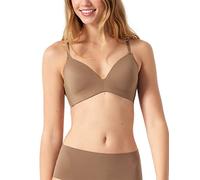Schiesser Damen BH gepaddet ohne Bügel - Invisible Soft, braun_166568, 85C