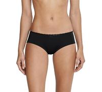Schiesser Damen Bikinislip Bikini Hipster 157415, Gr. 44, Schwarz (schwarz 000)