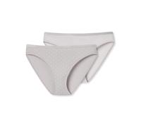 Schiesser Damen Bikinislip Tai 156390, 2er Pack, Gr. 44, Mehrfarbig (Sortiert 901)