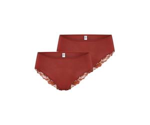 Schiesser Damen Brasilslip Unique Premium 2-Pack Siena - Größe 36
