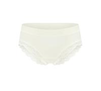 Schiesser Unterwäsche Unique Cotton Brazilian mit Spitze Off-White Damen Größe 42