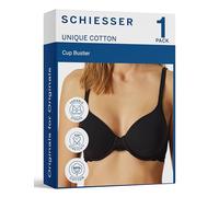 Schiesser Damen Bügel BH mit Schale und Spitze - Unique Cotton