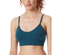 Schiesser Damen Bustier Mit Herausnehmbaren Pads Nahtlos Casual Seamless Sport-BH, Petrol_181102, L EU