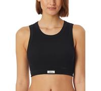 Schiesser Damen-Bustier Revival Paula Feinripp Schwarz Größe 36