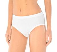 Schiesser Damen Hüftslip Midi Feinripp 000044 6er Pack, Größe:46;Farbe:weiss-100